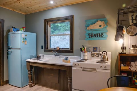 Help yourself to anything you see in the kitchen; we want you to feel at home.