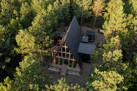 Wake up to the whisper of the pines and peaceful forest surroundings