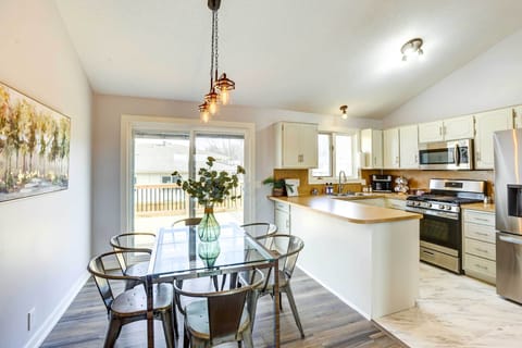 Omaha Vacation Rental | 3BR | 2BA | 1,500 Sq Ft | Stairs Required to Access