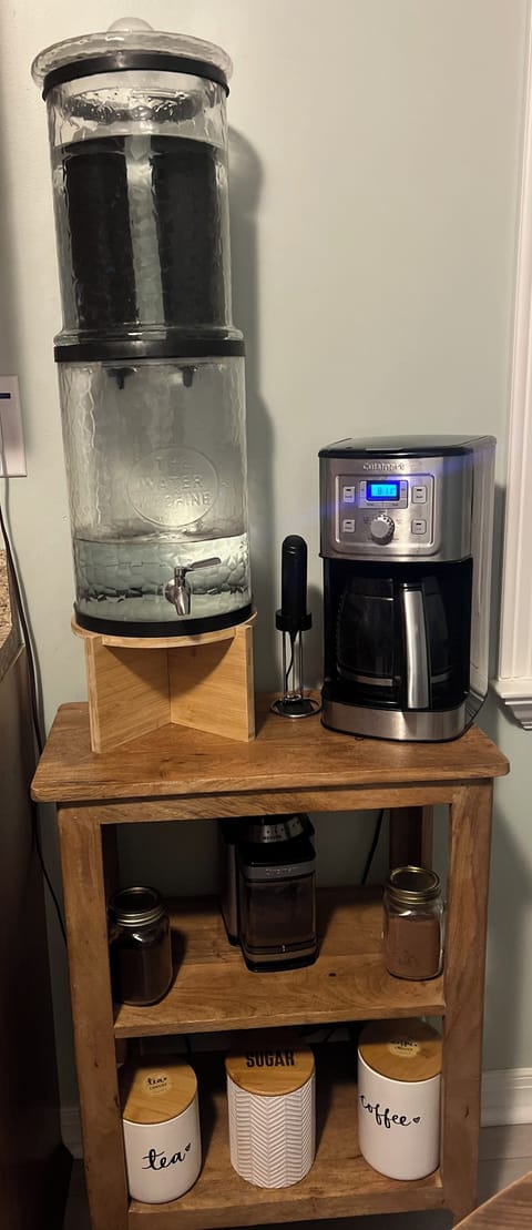 Coffee lovers station with many coffee flavors to choose from! 😎