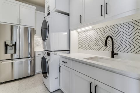 1st Floor Mud Room with Full Sized Fridge