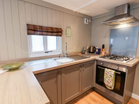 Fridge, dishwasher, electric kettle, toaster