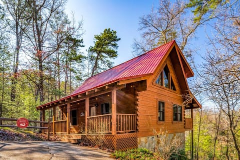 Perched in the mountains and surrounded by woods, our cabin is the secluded and private.