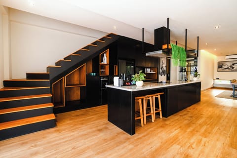 Four Bedroom Signature Pool Villa | Private kitchen | Fridge, stovetop, espresso maker, coffee/tea maker