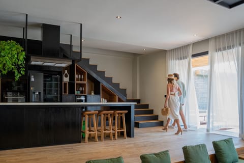 Four Bedroom Signature Pool Villa | Private kitchenette | Fridge, stovetop, espresso maker, coffee/tea maker