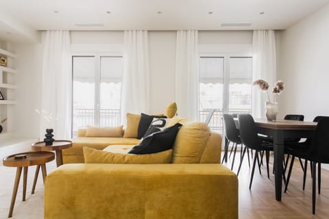Standard Apartment | Living area | 43-inch Smart TV with digital channels, TV, Netflix