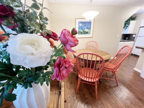 Dining area with seating for four