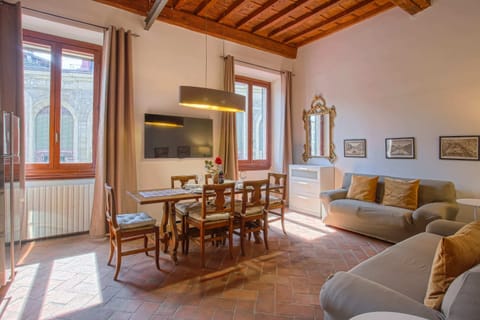 Basic Apartment, Multiple Beds | Living area | TV