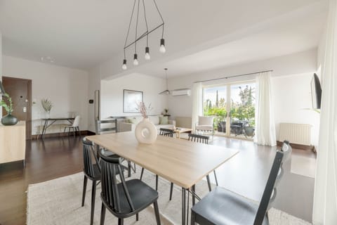 Standard Apartment | Living area | 43-inch TV with digital channels, Netflix, streaming services