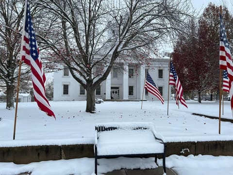 Old State Capitol across the street. 