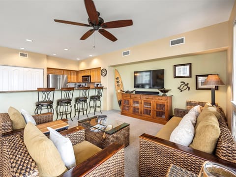 Large open floor plan to make entertaining easier