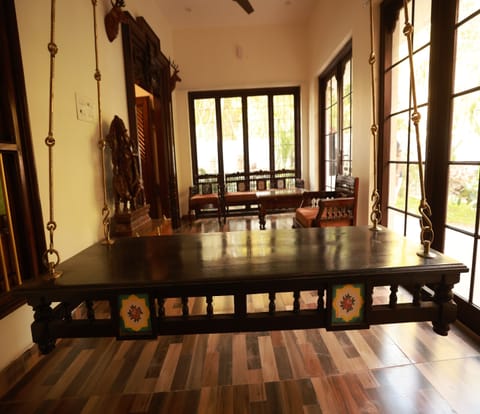 Premium Room, 1 King Bed, Garden View | Living area | 32-inch LCD TV with satellite channels, TV