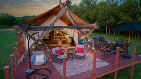 Most romantic adults only glamping.