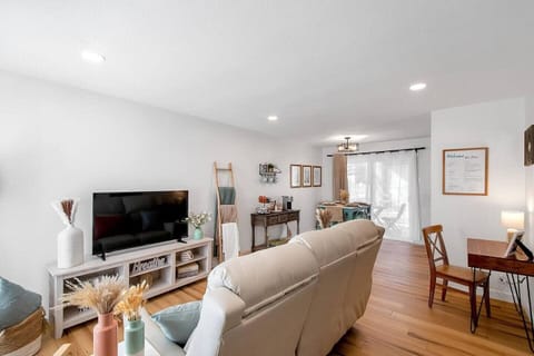 Open Living Room with Work Space