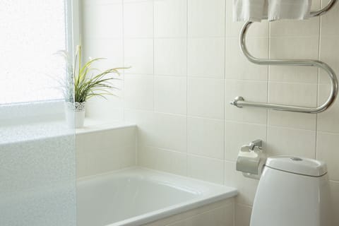 Suite | Bathroom | Combined shower/tub, free toiletries, hair dryer, towels