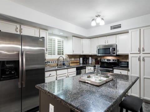 Large open kitchen and dining room