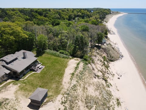 Drone view of the property
