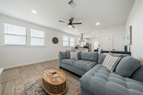 Living Room with Roku TV