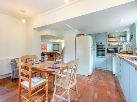 Kitchen/diner open plan, steep stairs to first floor | Church House Cottage, Stour Provost, near Gillingham
