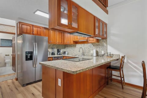 Kitchen stocked with all the gadgets needed
