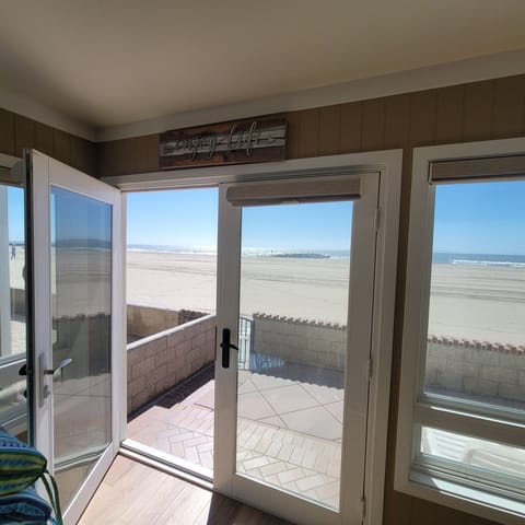 Beach front patio doors