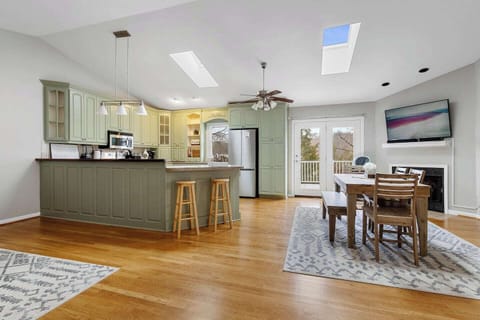 Dining area has everything you could need for a great meal with friends and family