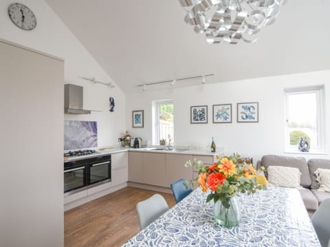 Fridge, dishwasher, electric kettle, toaster