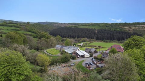 West Hollowcombe Farm from above