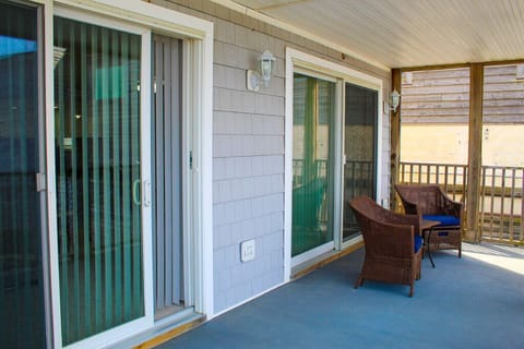 Balcony with views of the Rehoboth Bay