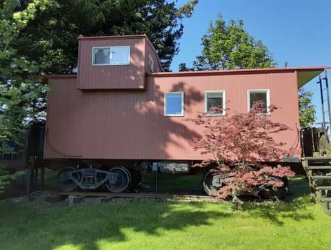 Little Red Caboose with a View