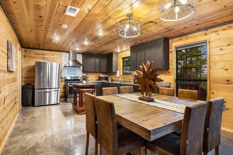 Large kitchen dining area