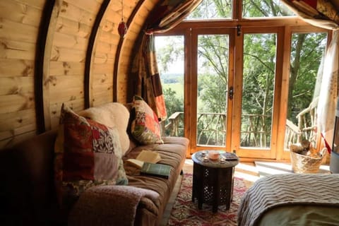 Cabin lounge & view