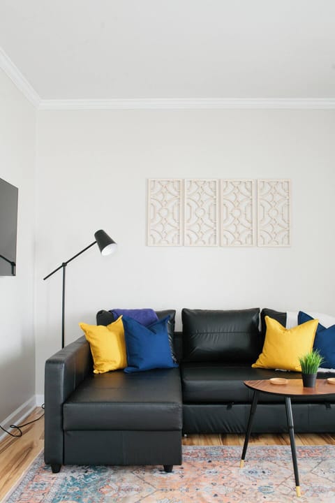 Get comfortable here for a movie or feel free to relax on the air mattress!