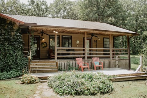 Front porch (bi-level). Over looks 2-acre property. 