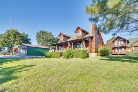Vian Vacation Rental | 2BR | 1BA | 1,200 Sq Ft | Stairs to Access