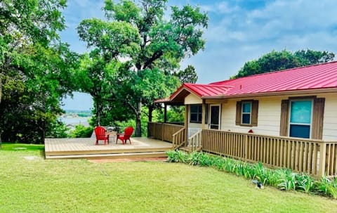 Amazing lake views from the extra large open air deck!