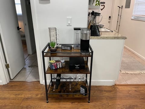 Coffee bar for your convenience located next to the kitchen and by dining room.