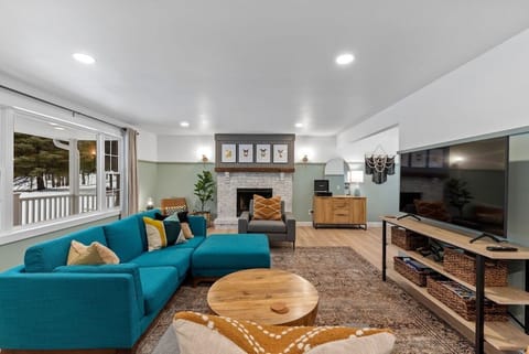 Professionally designed living space blending style & comfort for easy relaxing.