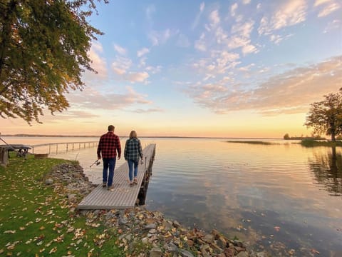 End the day with Breathtaking sunsets over Oneida Lake.