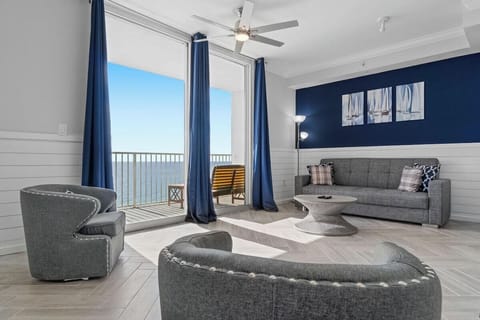 Living room area with sleeper sofa
