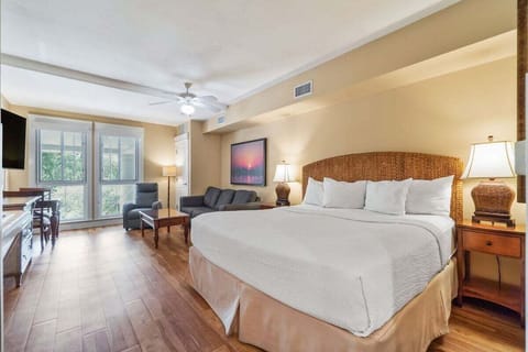 King size bed with sleeper sofa