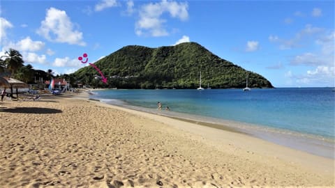 Steps from best beach in Saint Lucia!