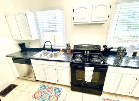 A kitchen designed for foodies who love to entertain.