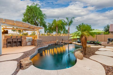 Heated pool is $65 per night plus tax assessed after booking! well worth it! heated to 87 degrees!