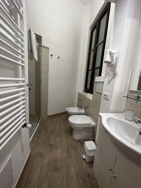 Standard Room | Bathroom | Shower, hair dryer, bidet, towels