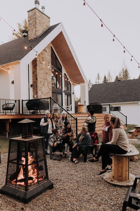 Autumn evenings at Chalet Le Chardonnay 🍂