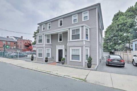 Boutique hotel feel. Exterior door, leading to the common hallway. Separate entrances with smart lo