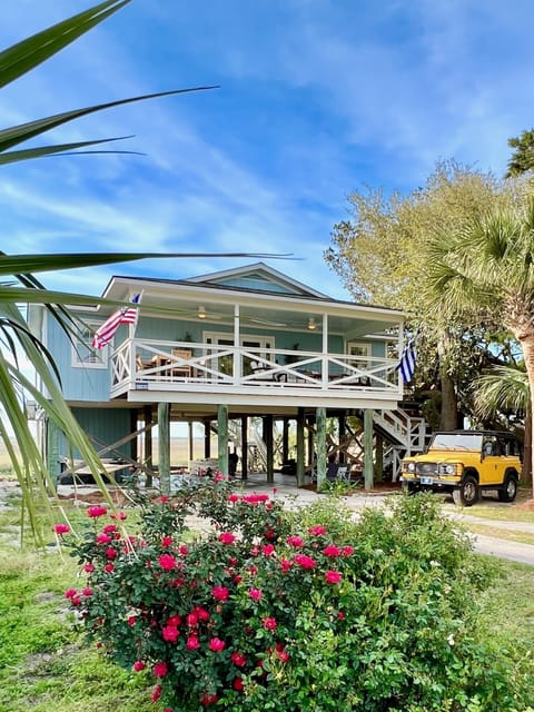 Front of Santorini Cottage facing E. Ashley Avenue. 