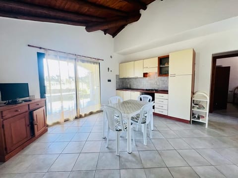 Apartment | Private kitchenette | Full-size fridge, microwave, oven, stovetop