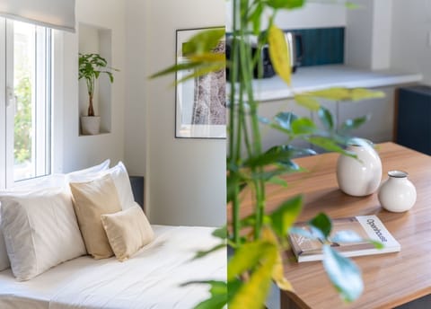 Standard Apartment | Individually decorated, blackout drapes, iron/ironing board, free WiFi